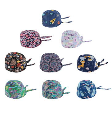 20 Pattern Reusable Scrubs CAP - Görsel 1